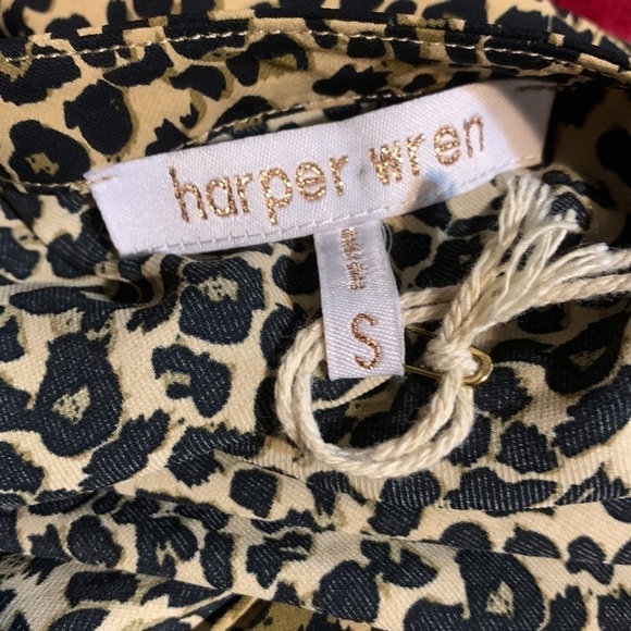 Harper Wren Women’s Animal Print Cheetah Tunic Top Size Small - Picture 10 of 11